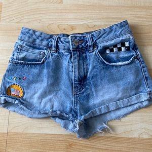 RVCA denim shorts. Size 24. Used condition.